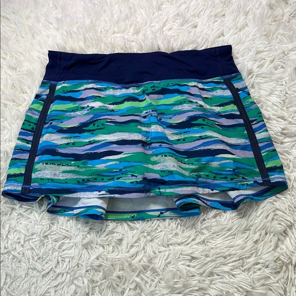 Lululemon Pace Rival Skirt II (Regular) Seven Wonders Multi / Hero Blue